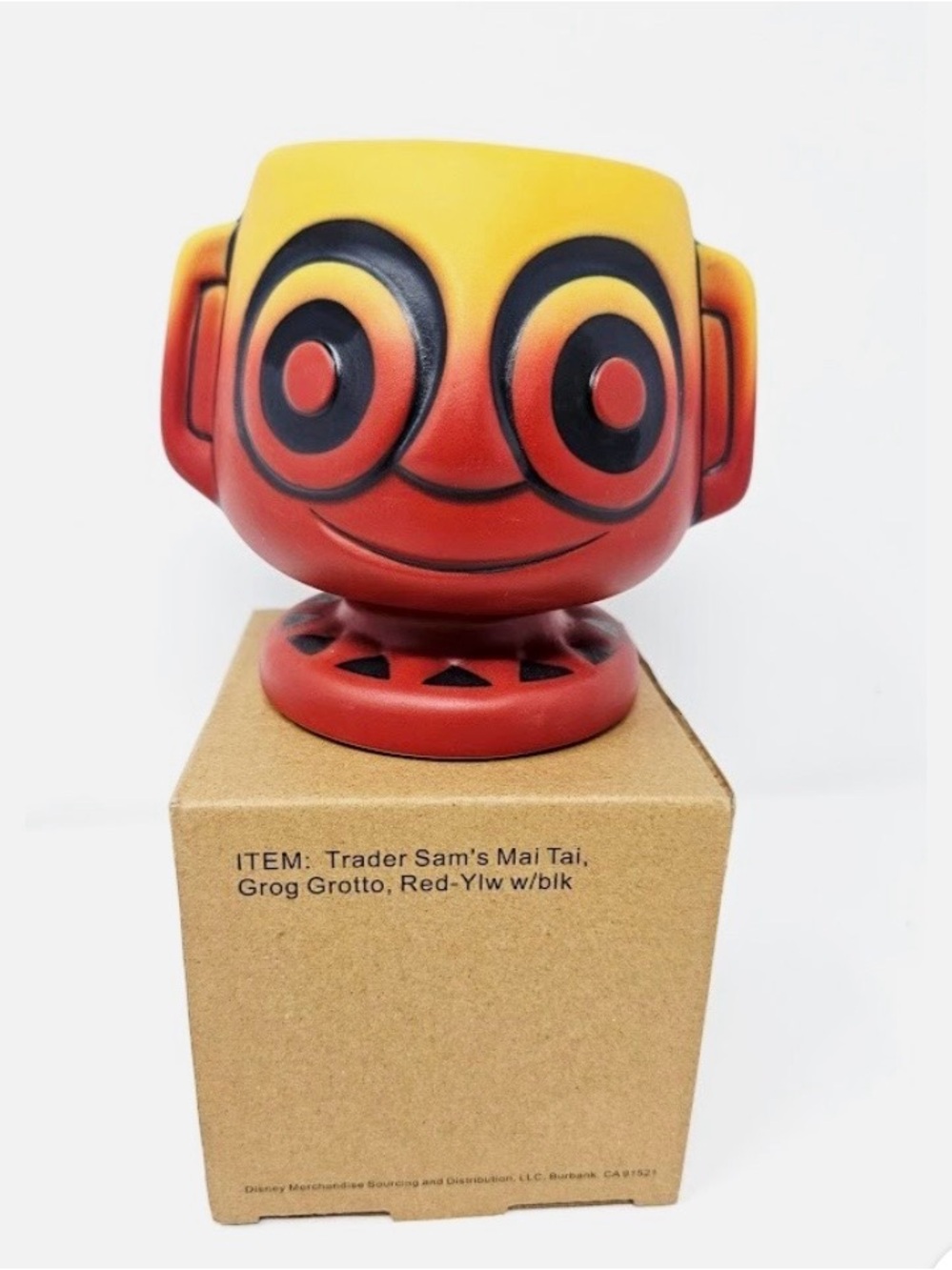 Trader Sam's Mai Tai Grog Grotto Ceramic Tiki Mug - new in box collectable